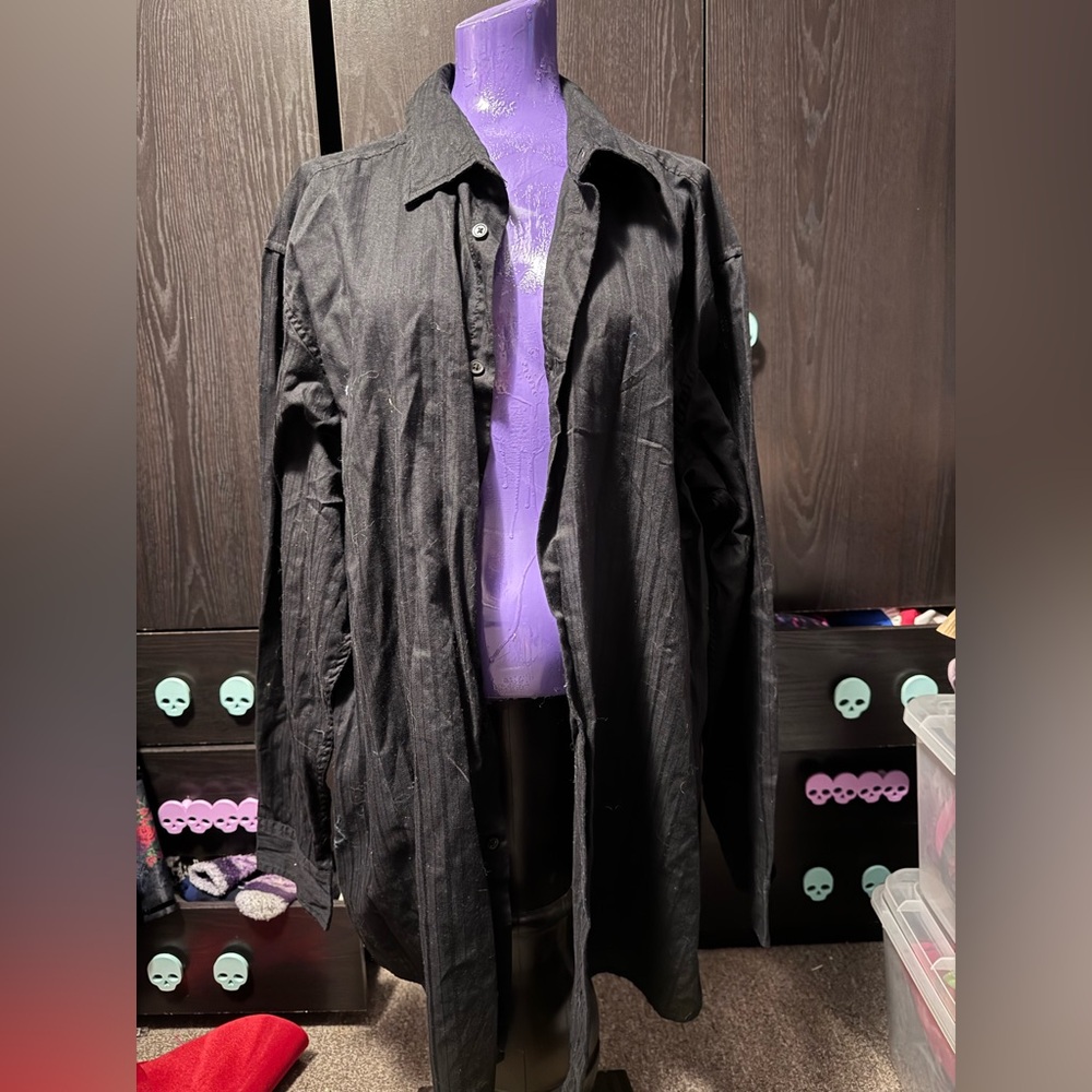 Men's Black Dress Shirt